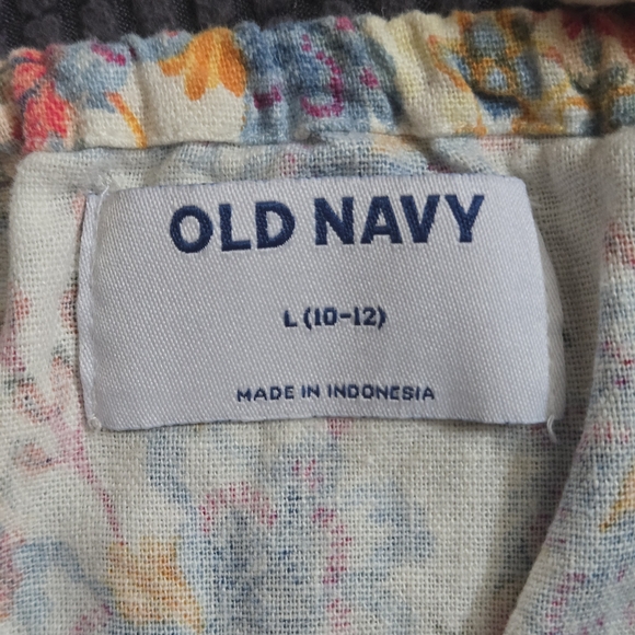 Old Navy Kids Floral Romper - Multicolor - Picture 6 of 7